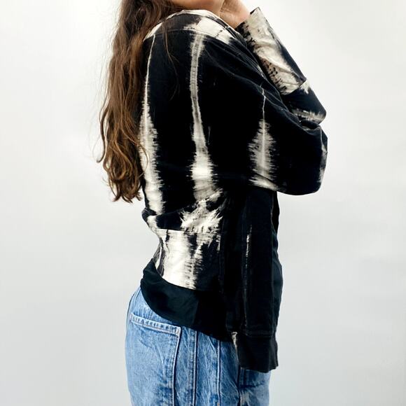 Isabel Marant Etoile 1 Black Striped Cardigan - Picture 6 of 7